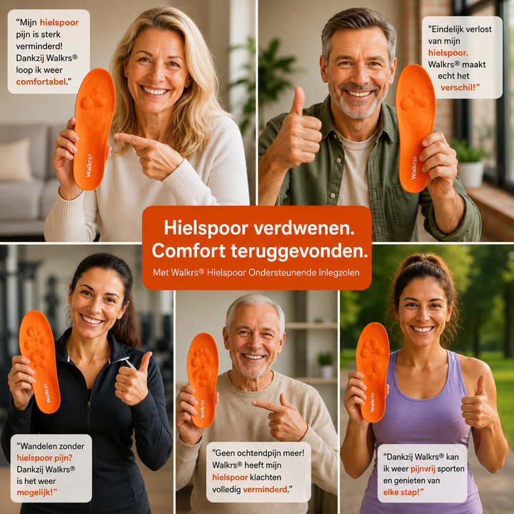 Walkrs® – Hielspoor Ondersteunende Inlegzolen