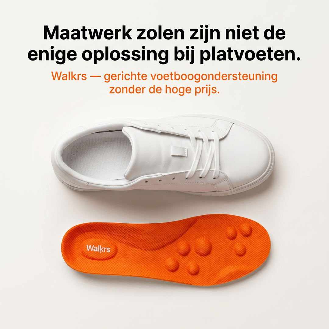Walkrs® – Comfort Inlegzolen voor Platvoeten